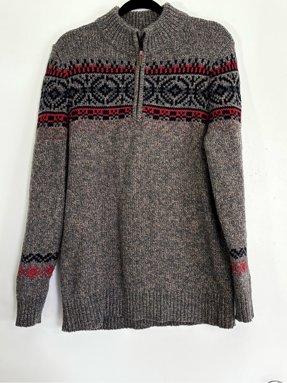 Smartwool CHUP Mens Hansker 1/2 Zip Sweater Size Large Excellent Condition